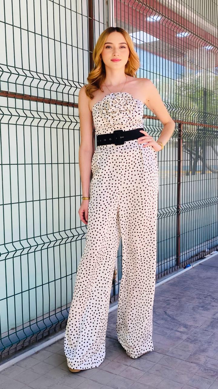 SET BEIGE POLKAS