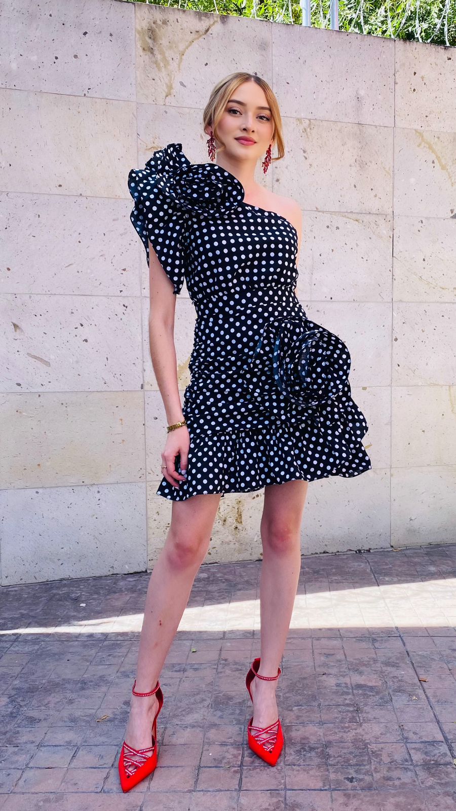 VESTIDO CORTO POLKAS