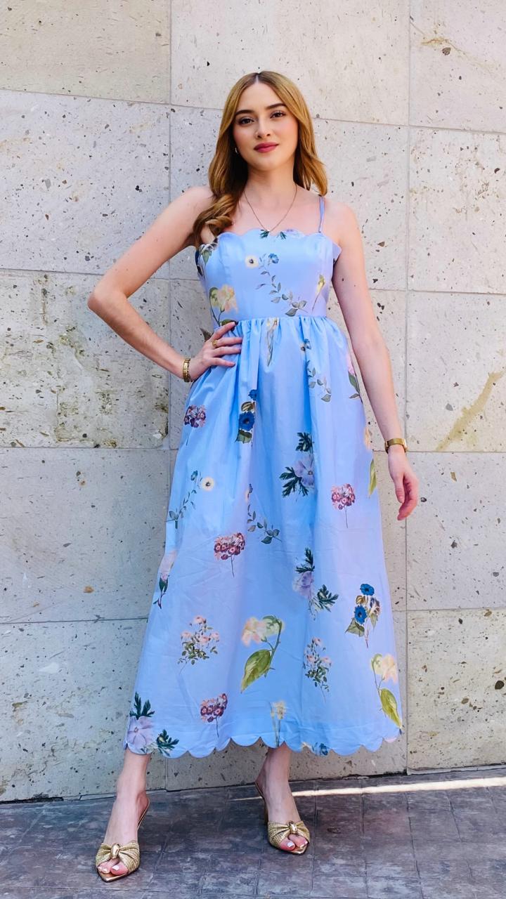 VESTIDO CIELO FLOREADO