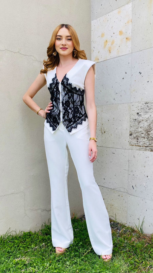 BLUSA ENCAJE