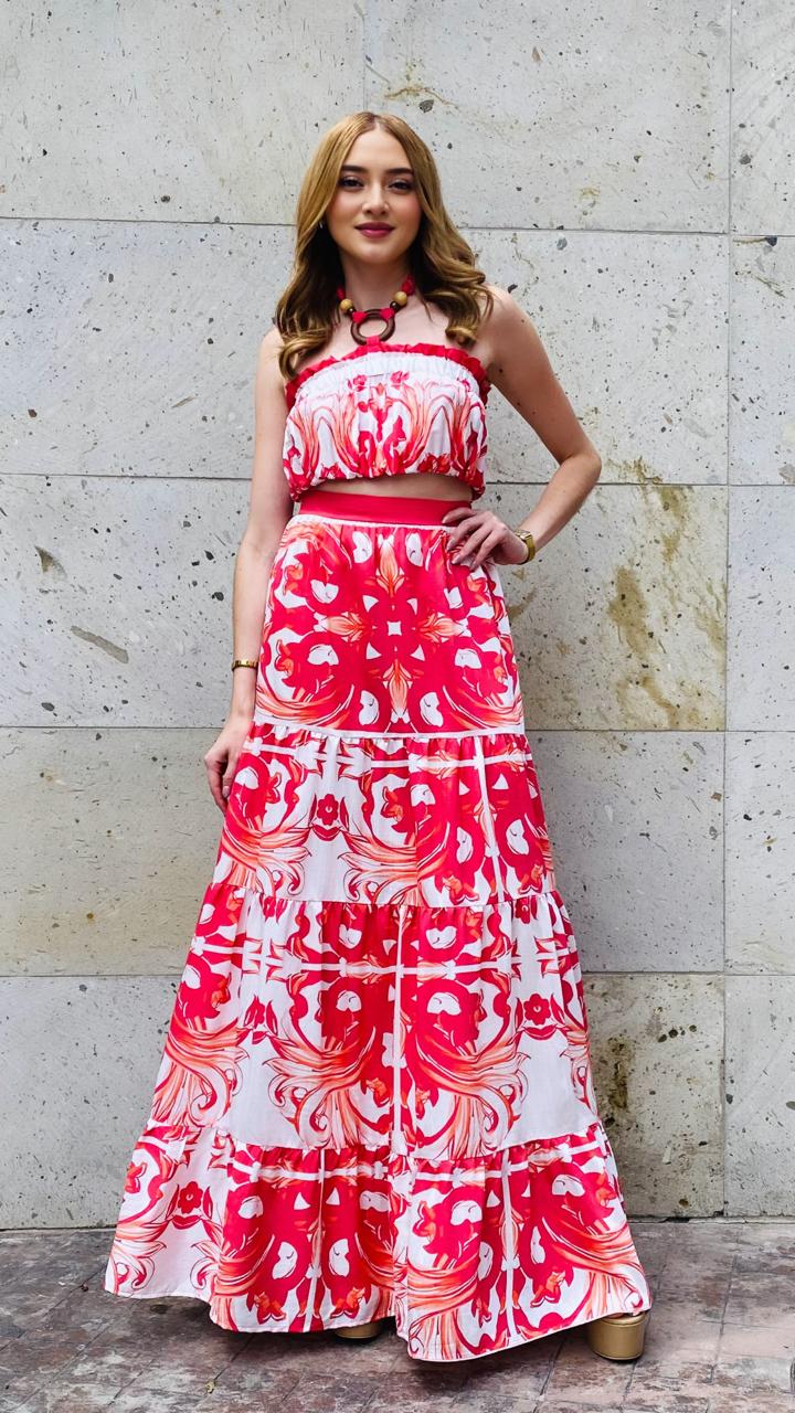 SET ESTAMPADO ROJO