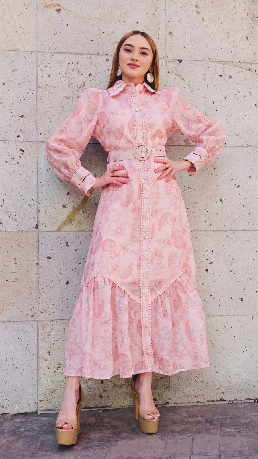 VESTIDO ESTAPADO ROSA
